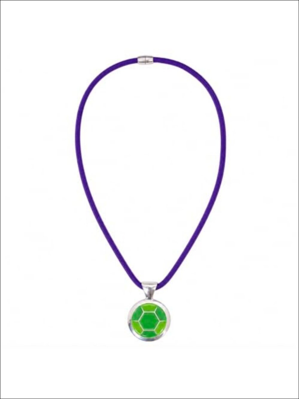 Plastic Green Gem Necklace Cosplay Costume Accessory